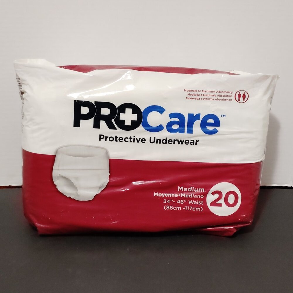 ProCare Protective Underwear, Adult, Unisex, Medium, 34 to 46 In